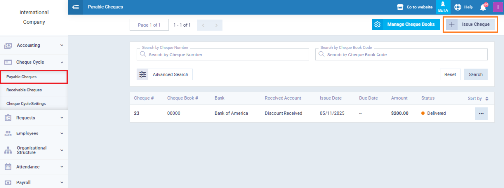 Finance Cheque Request Process Cheque Cycle Guide - Daftra Knowledge Base