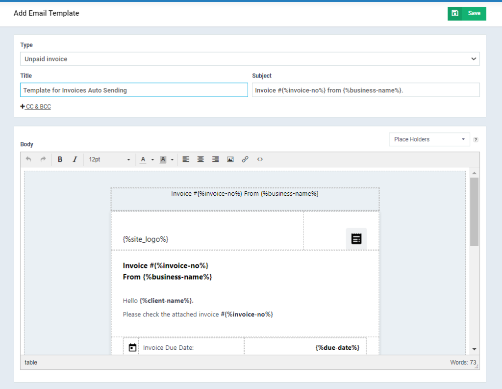 Auto Sending Rules Guide - Daftra Knowledge Base