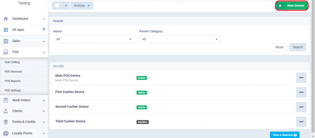 Managing POS Session - Daftra Knowledge Base