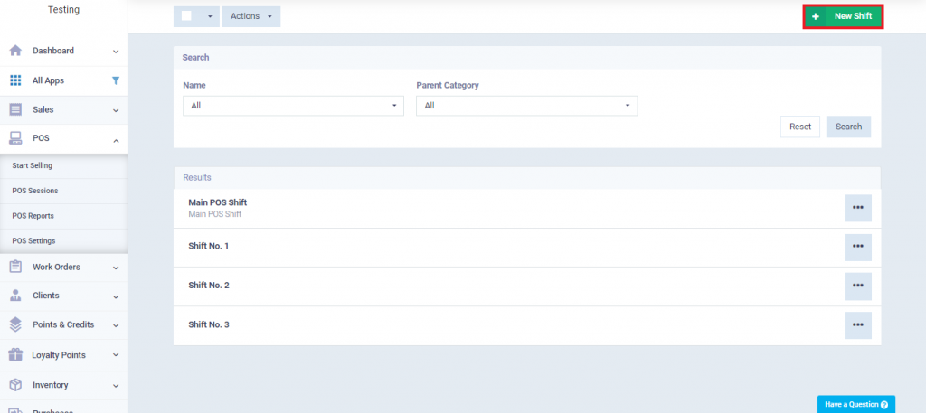 Managing POS Session - Daftra Knowledge Base