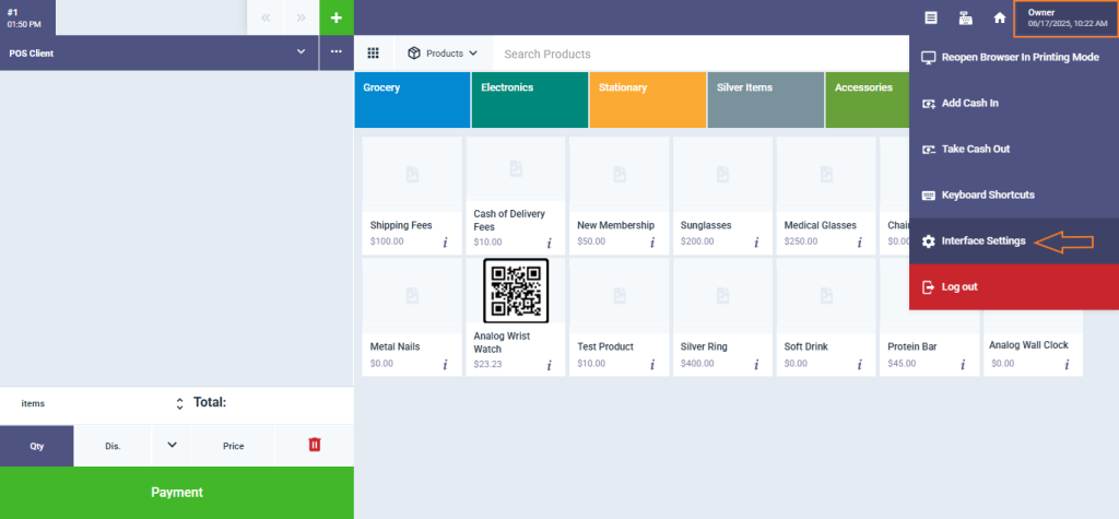 Managing POS Session - Daftra Knowledge Base