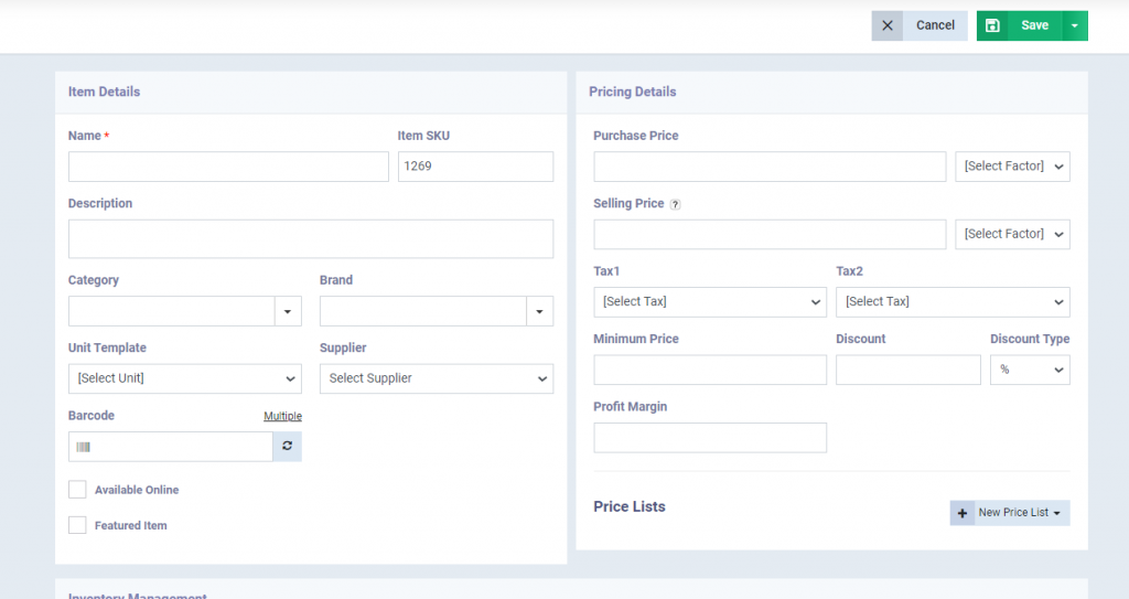 Adding a New Product or a New Service - Daftra Knowledge Base