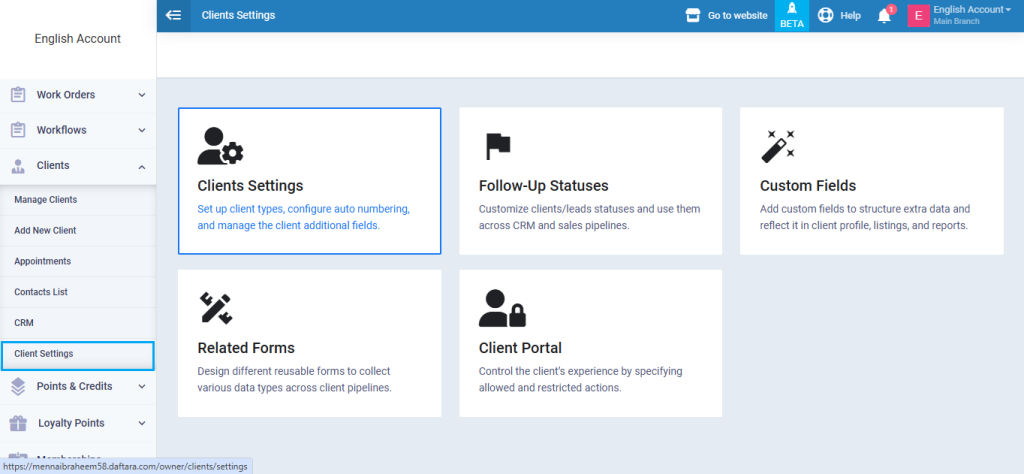 Adding and Showing the Client Logo - Daftra Knowledge Base