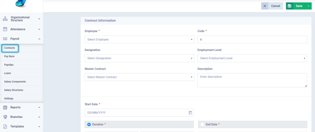 Contracts Additional Fields - Daftra Knowledge Base