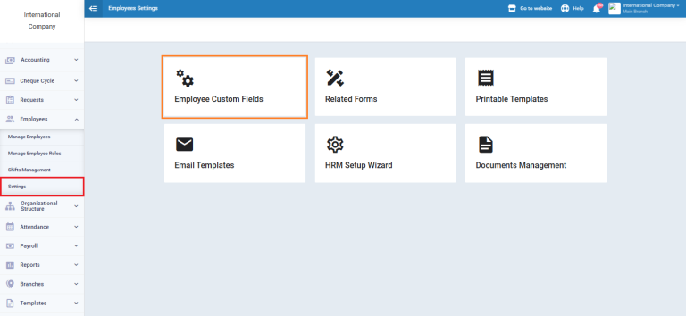 Employees Additional Fields - Daftra Knowledge Base