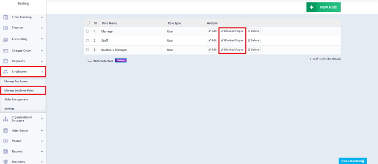 Employee Permissions and Roles - Daftra Knowledge Base