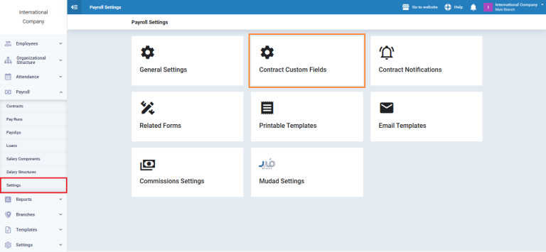 Contracts Additional Fields - Daftra Knowledge Base