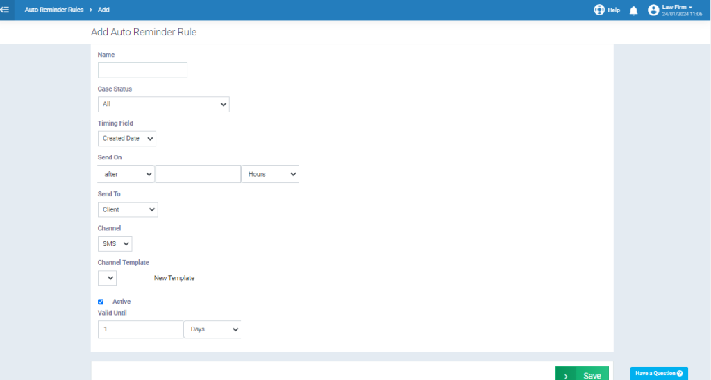 Auto Reminder Rule for Cases - Daftra Knowledge Base