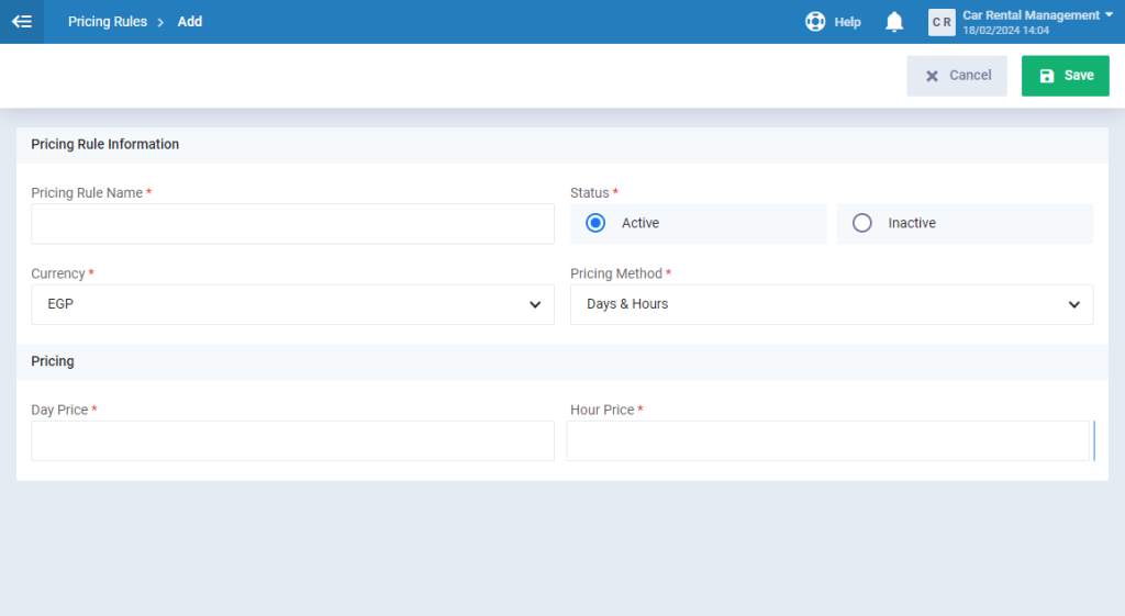 Pricing Rules & Seasonal Prices - Daftra Knowledge Base