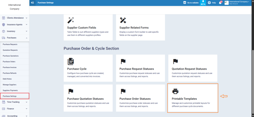 The Printable Templates of the Purchase Cycle - Daftra Knowledge Base
