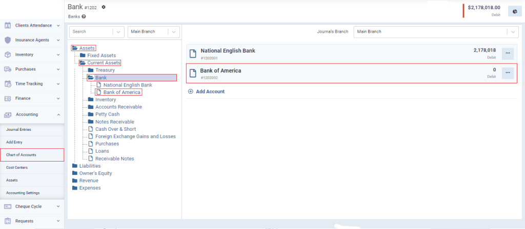 Adding Treasuries and Bank Accounts - Daftra Knowledge Base