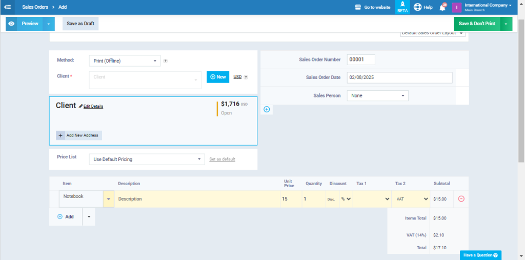 Sales Cycle - Daftra Knowledge Base