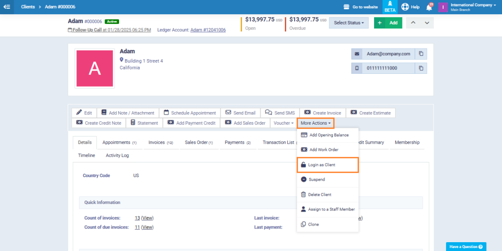 Client Self-Booking Online - Daftra Knowledge Base