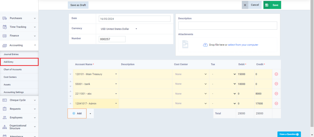 Automatic and Manual Journal Entries - Daftra Knowledge Base