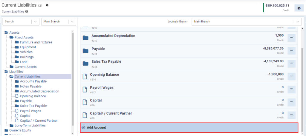 Viewing and Editing the Chart of Accounts - Daftra Knowledge Base