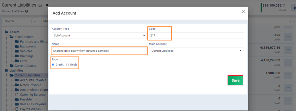 Viewing and Editing the Chart of Accounts - Daftra Knowledge Base