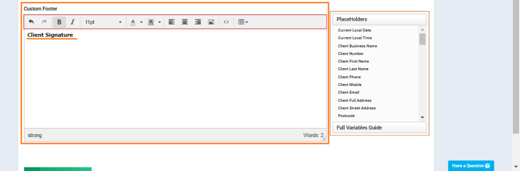 Adding the Client Signature to the Account Statement - Daftra Knowledge ...