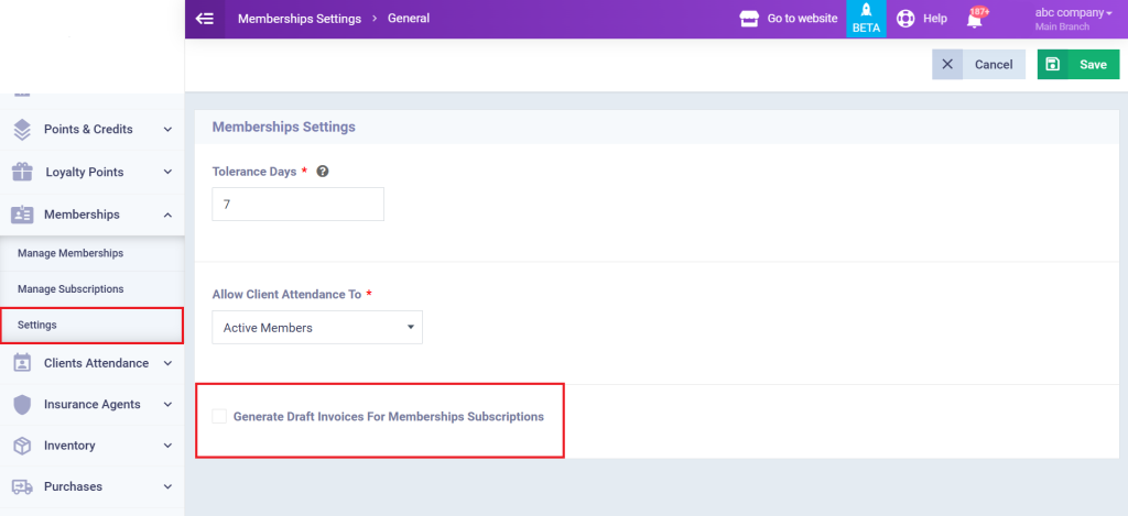 How to Renew a Client’s Membership with a New Date - Daftra Knowledge Base
