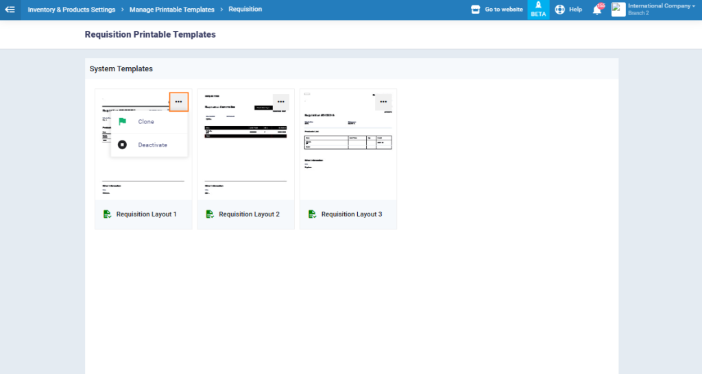 Requisitions Printable Template - Daftra Knowledge Base