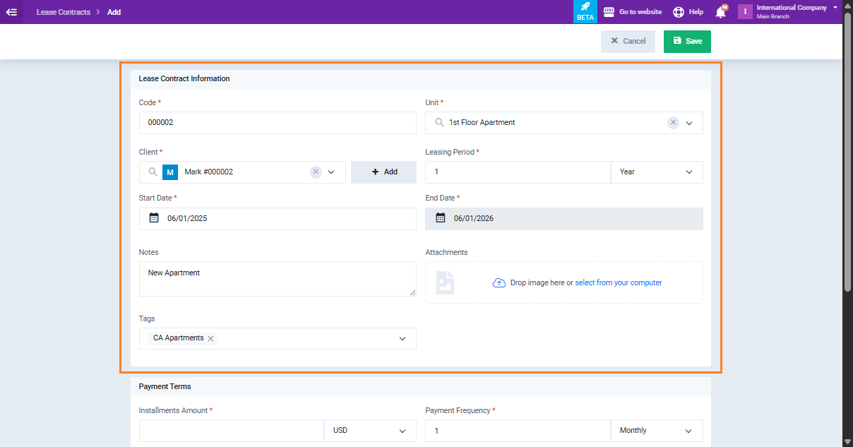 Lease Contracts Guide - Daftra Knowledge Base