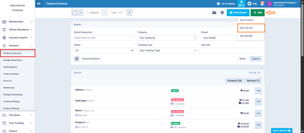 Creating a Sales Invoice for Selling an Asset - Daftra Knowledge Base
