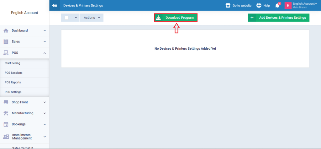Managing Dynamic printing - Daftra Knowledge Base