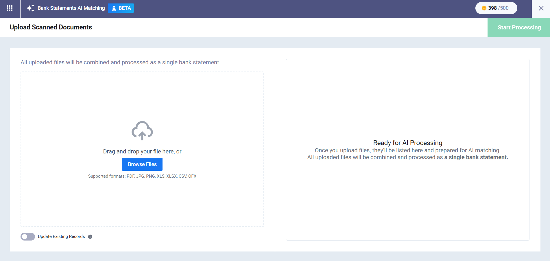 UPLOAD SCANNED DOCS BROWSE
